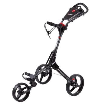 Cube Golf Push Trolley - Charcoal/Black + FREE Gift Pack