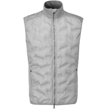 Oscar Jacobson Ridley Hybrid Golf Gilet - Light Grey