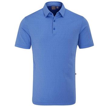 Ping Hershel Golf Polo Shirt - Cornflower Blue
