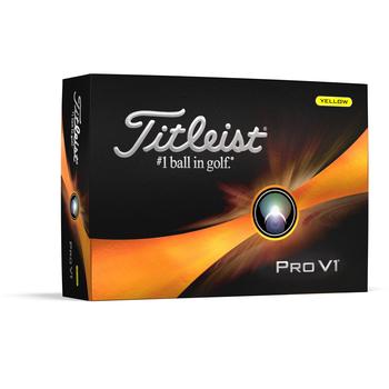 Titleist Pro V1 Golf Balls - Yellow