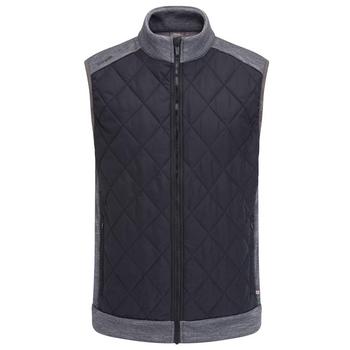 Ping Aaran Quilted Hybrid Golf Vest - Steel Marl