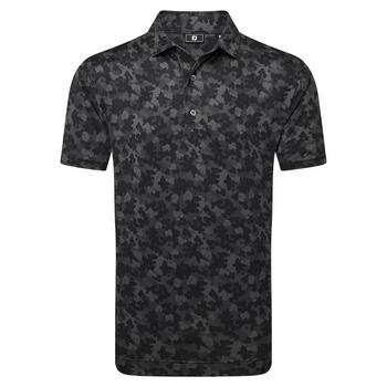 Pop Camo Lisle  Mens Shirt - Black