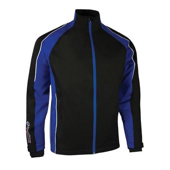 Sunderland Vancouver Pro Waterproof Golf Jacket - Black/Electric Blue