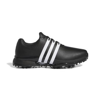 adidas Tour360 Boost Golf Shoes - Black/White