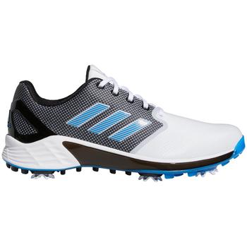 adidas ZG21 Golf Shoes - White/Blue/Black