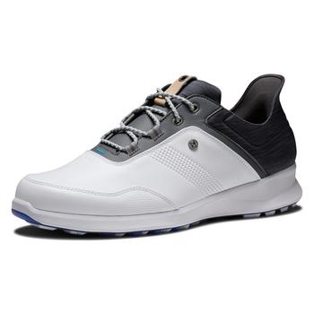 FootJoy Stratos Golf Shoe 2022 - White/Charcoal/Blue jay