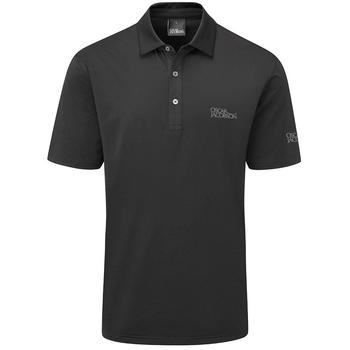 Oscar Jacobson Chap Tour Men's Golf Polo Shirt - Black