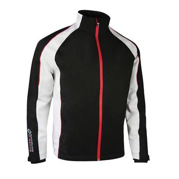 Sunderland Vancouver Pro Waterproof Golf Jacket - Black/White/Red