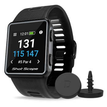Shot Scope V3 GPS Golf Watch and Game Tracker - Black