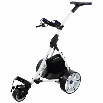 Ben Sayers Electric Golf Trolley - White/Blue