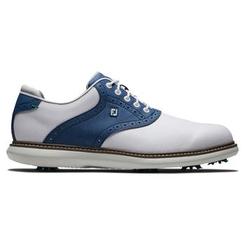 FootJoy Traditions Golf Shoes 2021 - White/Navy