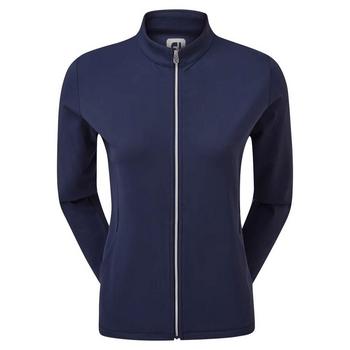 FootJoy Ladies Full-Zip Midlayer Golf Sweater - Navy