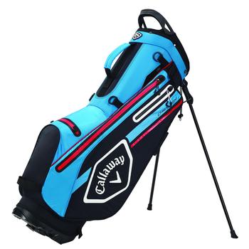 Callaway Chev Dry Waterproof Golf Stand Bag 2021 - Black/Cyan/Fire