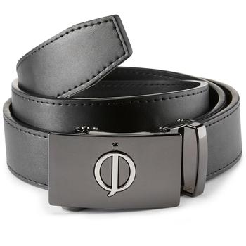 Oscar Jacobson Leather Golf Belt - Black