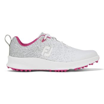 FootJoy FJ Leisure Ladies 2020 Golf Shoes - Silver/White/Fuschia