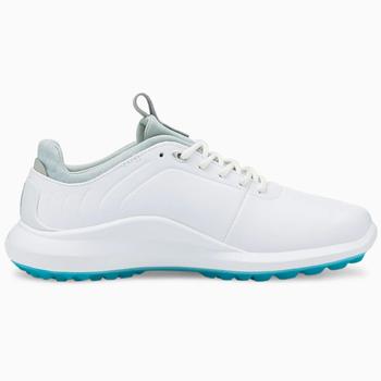 Puma IGNITE Pro Womens Golf Shoes - White/Blue/Silver