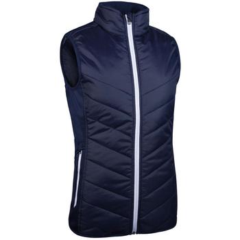 Sunderland Tania Ladies Golf Padded Gilet - Navy / White