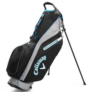 Callaway Fairway C Double Strap Golf Stand Bag 2020 - Black/Silver/Cyan