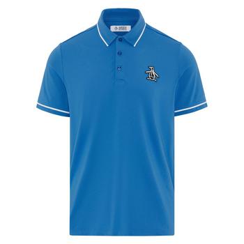 Original Penguin Heritage Piped Golf Polo - Nebulas Blue