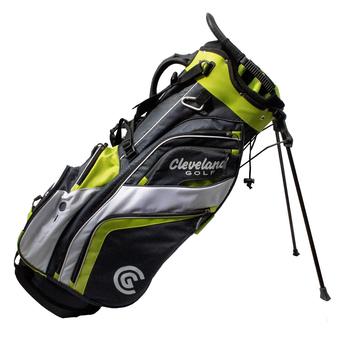 Cleveland Saturday Stand Bag - Charcoal/Lime