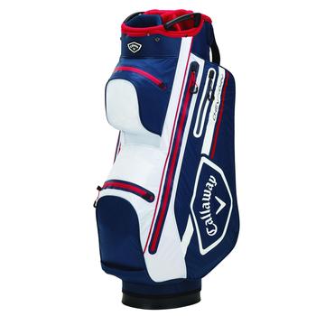 Callaway Chev Dry 14 Waterproof Golf Cart Bag 2021 - Navy/White/Red