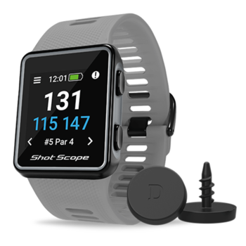 Shot Scope V3 GPS Golf Watch and Game Tracker - Grey