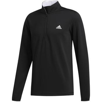 adidas 3 Stripe Mid Weight Sweater - Black/Grey Three
