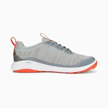 Puma Fusion Pro Golf Shoes - Quarry/Puma Silver