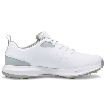Puma FUSION FX Tech Golf Shoes - White/Silver/Grey