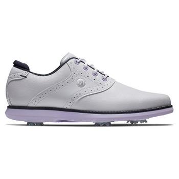 Traditions Womens Golf Shoes - White/Navy/Purple