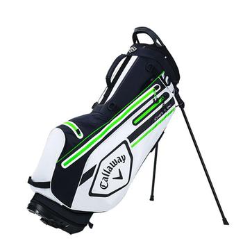 Callaway Chev Dry Waterproof Golf Stand Bag 2021 - Epic White/Green