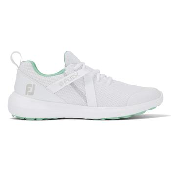 FootJoy FJ Flex Ladies Golf Shoes - White/Green
