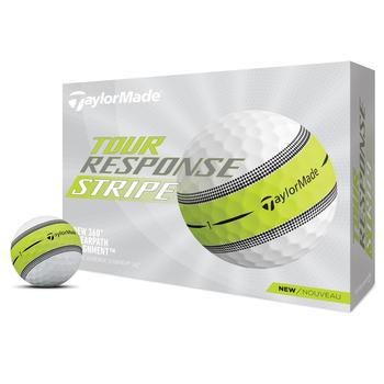 TaylorMade Tour Response Stripe Golf Balls - White