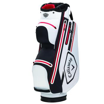 Callaway Chev Dry 14 Waterproof Golf Cart Bag 2021 - White/Black/Red