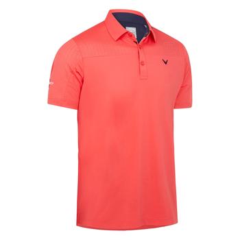 Callaway Odyssey Ventilated Block Golf Polo Shirt 22 - Teaberry