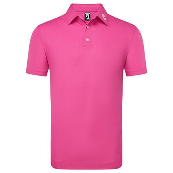 FootJoy Stretch Pique Solid Shirt - Hot Pink