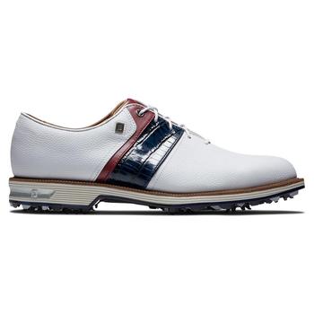 FootJoy Premiere Series Packard Golf Shoe - White/Navy/Red