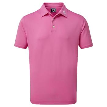 FootJoy Pique Solid Athletic Fit Golf Polo - Iced Berry