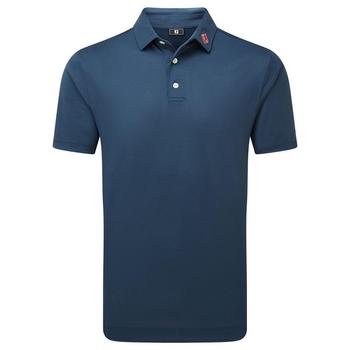 Stretch Pique Solid Mens Shirt 25 - Dark Denim