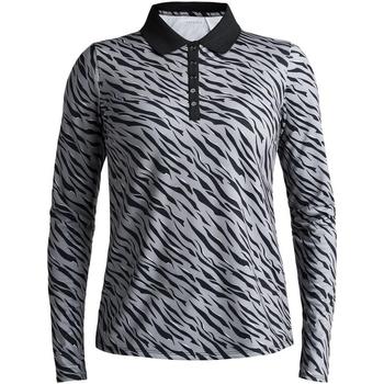 Rohnisch Womens Achieve Golf Polo Shirt - Grey Zebra