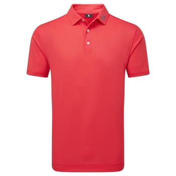 Stretch Pique Solid Mens Shirt 25 - Hibiscus