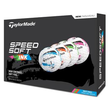 TaylorMade SpeedSoft Ink Golf Balls - Multi