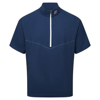 FootJoy Zephyr Short Sleeve Golf Windshirt - Navy