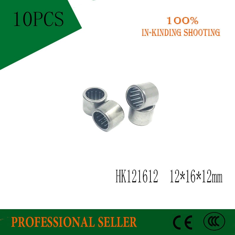 High quality HK121612 HK1212 needle roller bearing +whosale and retail draw cup bearing 12X16X12mm