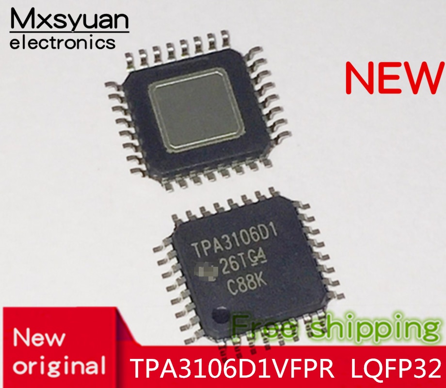 1~10PCS TPA3106D1VFPR TPA3106D1 TPA3106 LQFP32 In stock