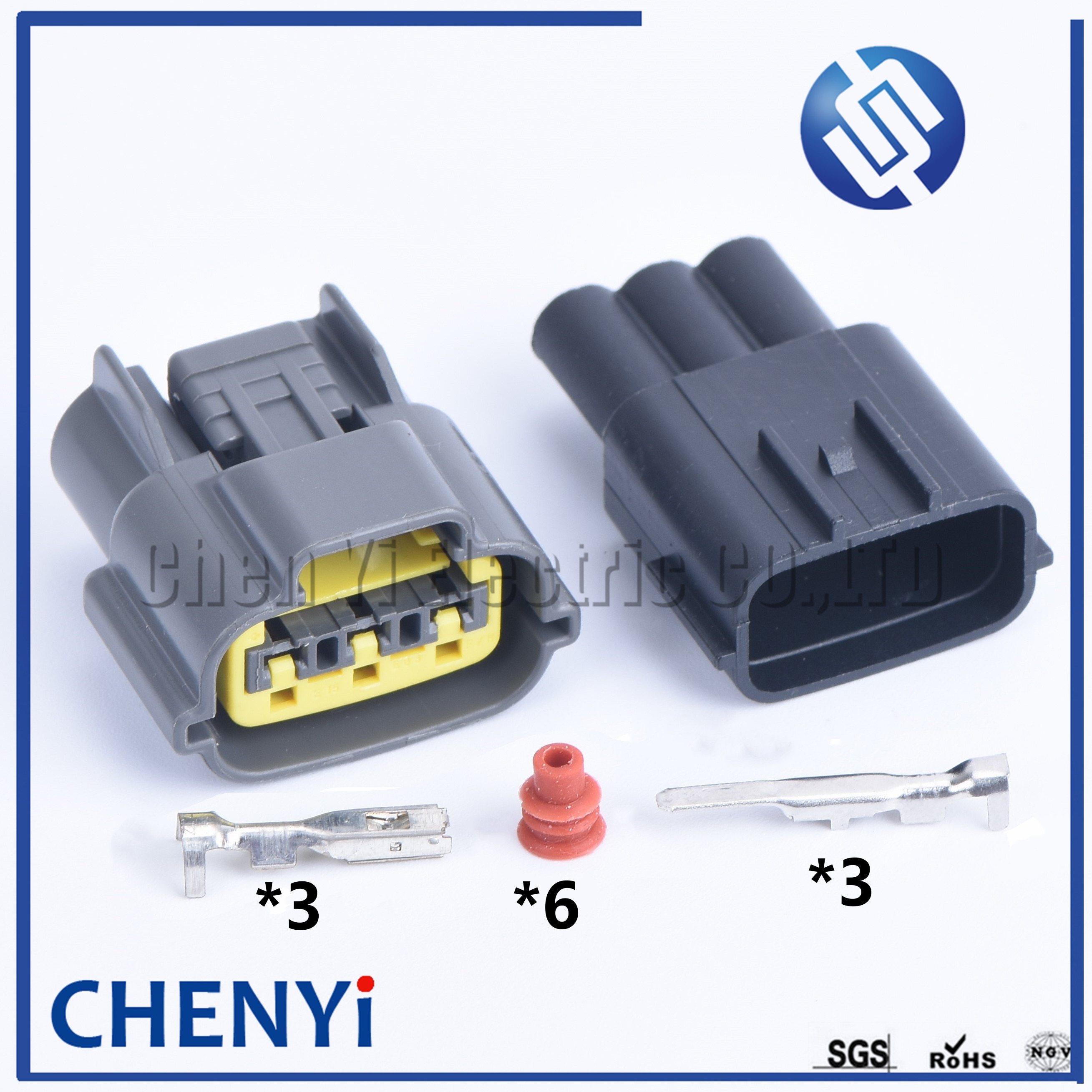 1 set 3 Pin 2.2 male female Sensor plug TPS Connector 6098-0141 Wire Connector Fits Renault Nissan Skyline sr20 rb20 rb25 rb26
