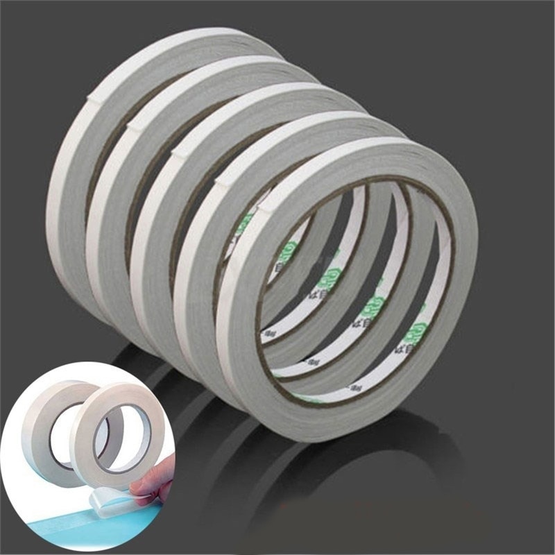 8M White Super Strong Double Sided Adhesive Tape Paper Strong Ultra-thin High-adhesive Cotton for Home Office Double Sided Tape