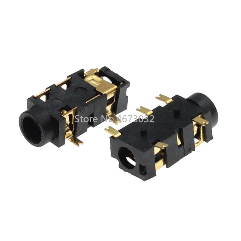 20PCS 3.5mm Headphone Jack PJ-327A PJ327A PJ-327 Audio Jack 5 Pin SMD SMT MP3 Accessories PJ-327A