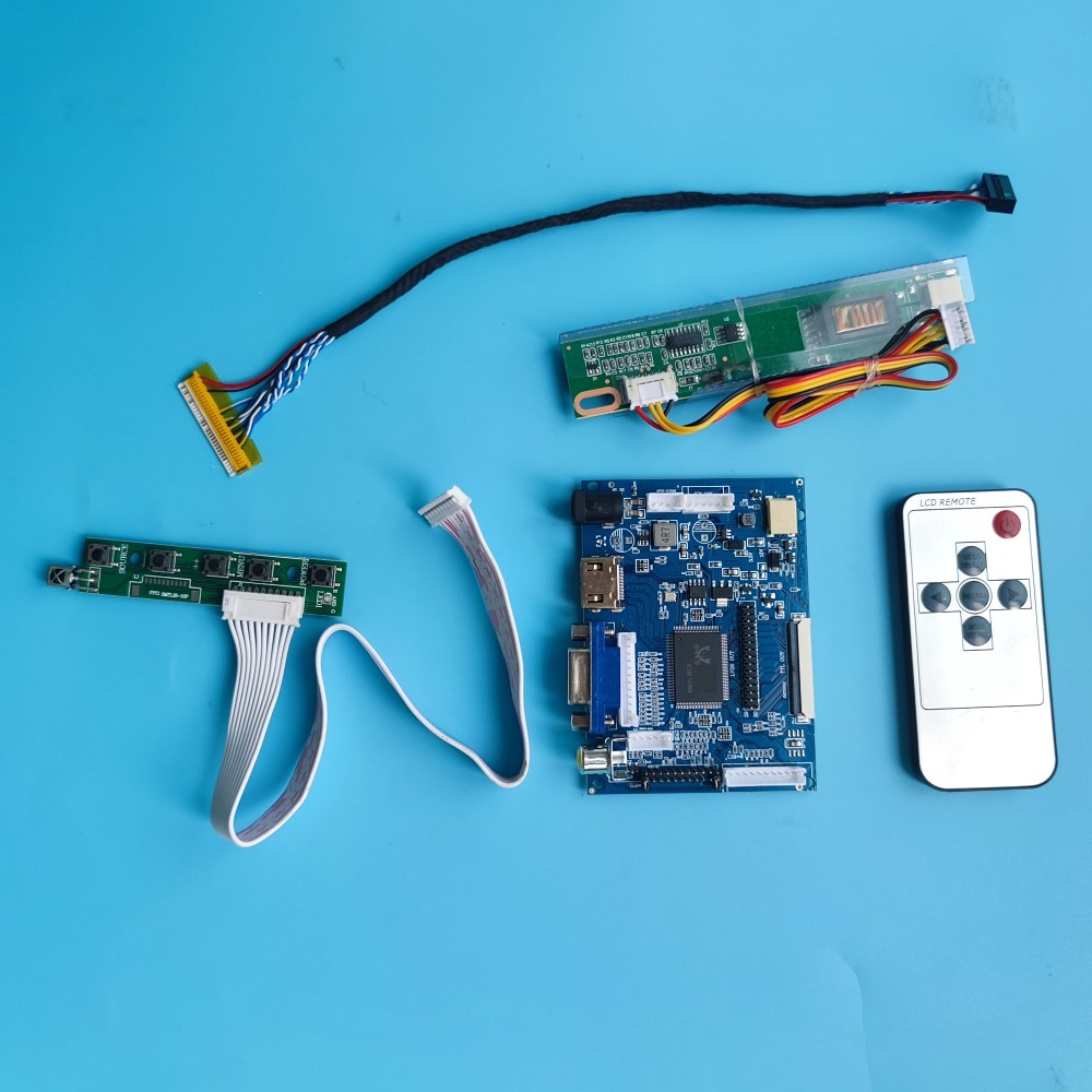 kit Work for LP154WX4 TL Controller Board SCREEN HDMI-compatible VGA 1280*800 driver panel monitor 2AV DIY LCD remote AV 15.4&qu