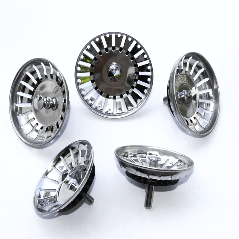 78-84MM Bathroom Sink Strainer 304 Stainless Steel Water Stopper Sink Water Filter Plug Kitchen Sink Accessories Kitchen Tools